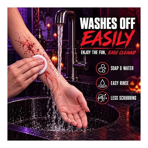Halloween Blood Spray for Zombie: Realistic Splatter Effect