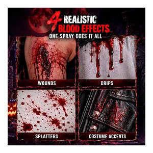 Halloween Blood Spray for Zombie: Realistic Splatter Effect