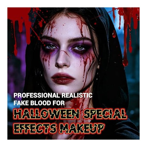 Halloween Fake Blood Kit, SFX Makeup, Festival Costume