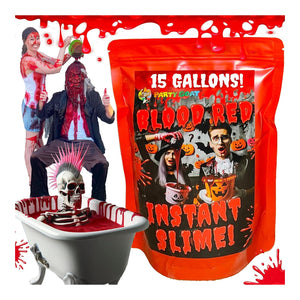 PARTY GOAT Fake Blood Powder, 15 Gallon Stage Blood Mix for Halloween Props